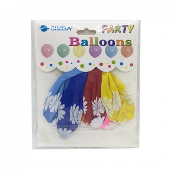 Party Balloons 6 Pcs Flowers Party Balloons 6 Pcs Flowers