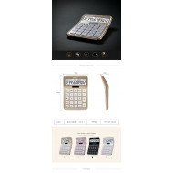 Office Calculator Pink 12 Digits COMIX C-8s