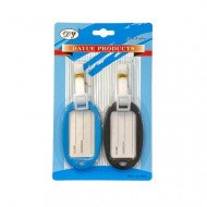 Name Card For Travel Bags Plastic Two Piece
