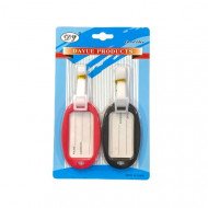 Name Card For Travel Bags Plastic Two Piece