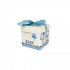 Gift Box Paper 10x10 cm Blue
