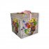 Gift Box Paper 15x15 cm Flower