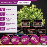 Rizen Color Metallic Baby Blue Light Purple GRAFFITI 50 g