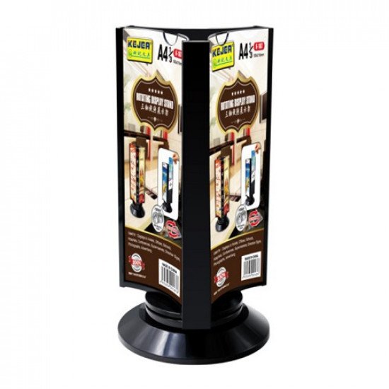 Menu Display Base Circular 3 Sides Curved Movable10x21cm Long Menu Display Base Circular 3 Sides Curved Movable10x21cm Long