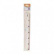 Ruler 30 cm RUNTOP Transparent