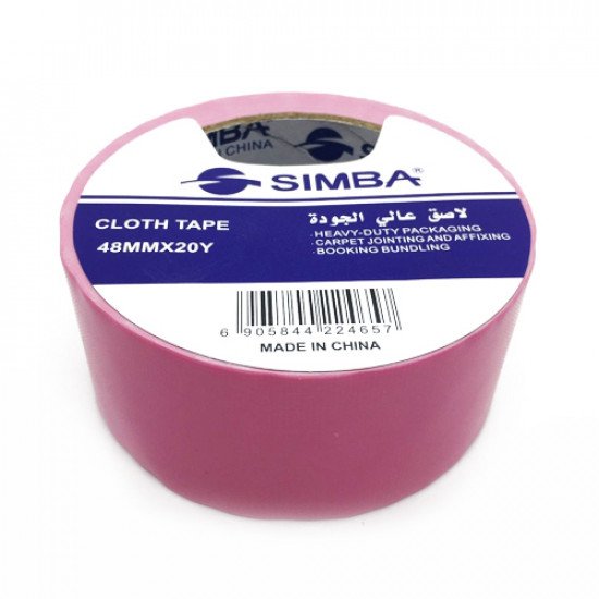  Cloth Tape SIMBA 2 Inch Pink