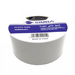  Cloth Tape SIMBA 2 Inch white