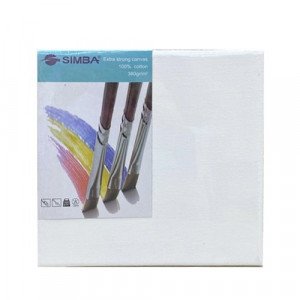 Canvas Board Squire 25x25 cm White