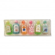 Erasers Set 6 Colorful Pieces Shampoo
