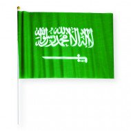 علم المملكة مسكة يد بلاستيك 60x40 سم علم المملكة مسكة يد بلاستيك 60x40 سم