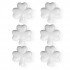 Foam Tree Leafs 8 cm 6 Pcs