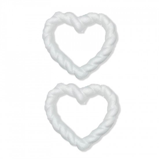 Foam Heart Discharger Twined 14 cm 2 Pis Foam Heart Discharger Twined 14 cm 2 Pis