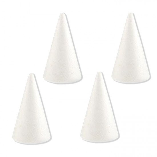 Foam Conical 14 cm 4 Pcs