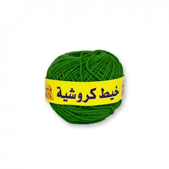 Cotton crochet thread Green 50 g delta Cotton crochet thread Green 50 g delta