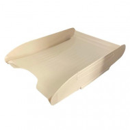 Single Layer beige Plastic Document Rack METRO