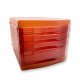 Desktop Drawers Plastic Pink Transparent 4 Drawers