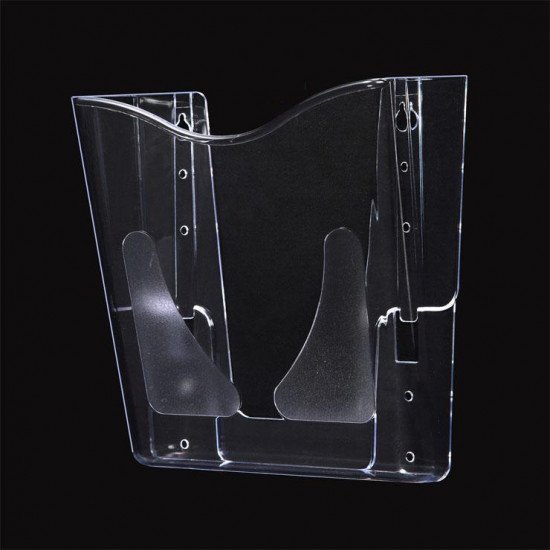 Acrylic Wall Mount Magazine and Paper Display Stand KEJEA A5 Acrylic Wall Mount Magazine and Paper Display Stand KEJEA A5