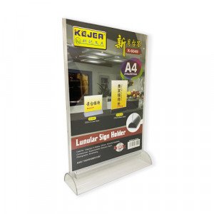 Display Base Half Circle Information A4 Long Double Side