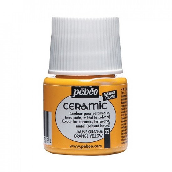 Ceramic Colors PEBEO 22 Yellow Orange 45 ml