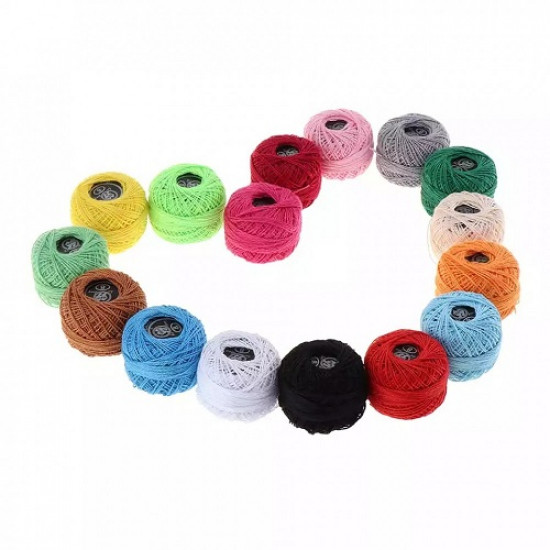 Cotton Thread Perlée Petroleum 10 gm Delta Cotton Thread Perlée Petroleum 10 gm Delta