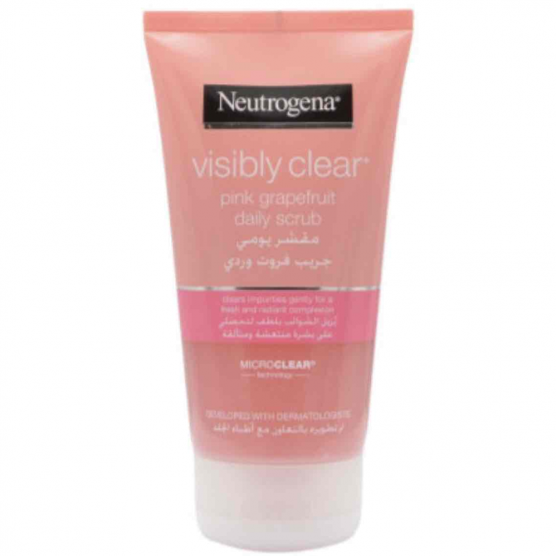 نيتروجينا غسول مقشر يومي بالجريت فروت الوردي