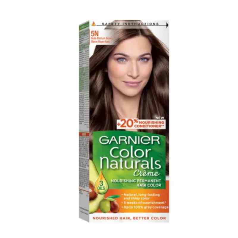 قارنيه - صبغة كولور ناتشرلز كريم - بني متوسط طبيعي 5N