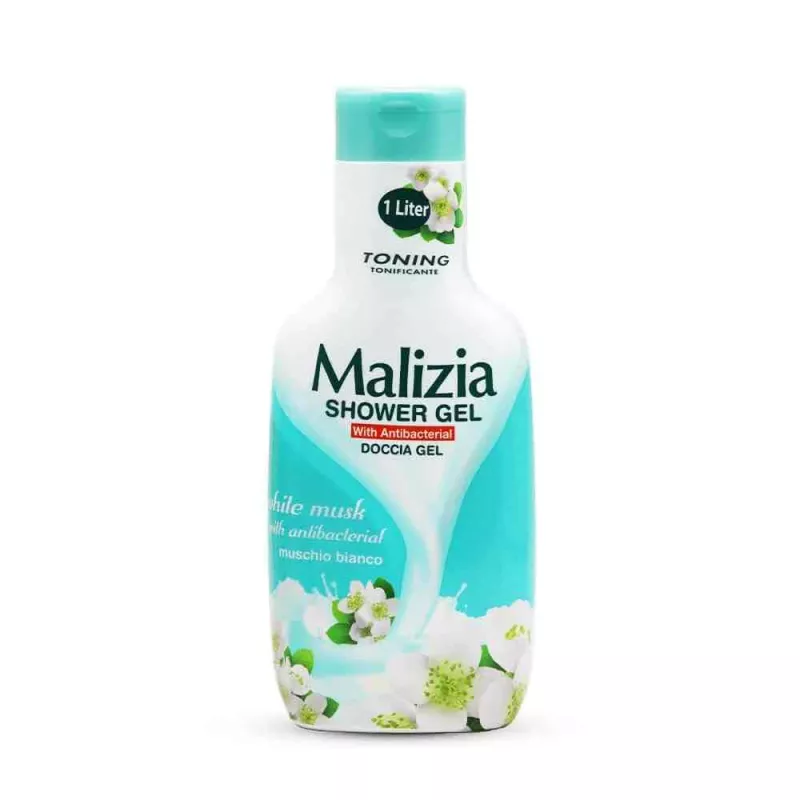 ماليزيا جل سائل استحمام بالمسك الأبيض - 1000 مل