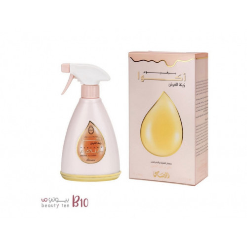 Air freshener for rooms and fabrics, Aqua Zeinat Al Rasasi, 375 ml