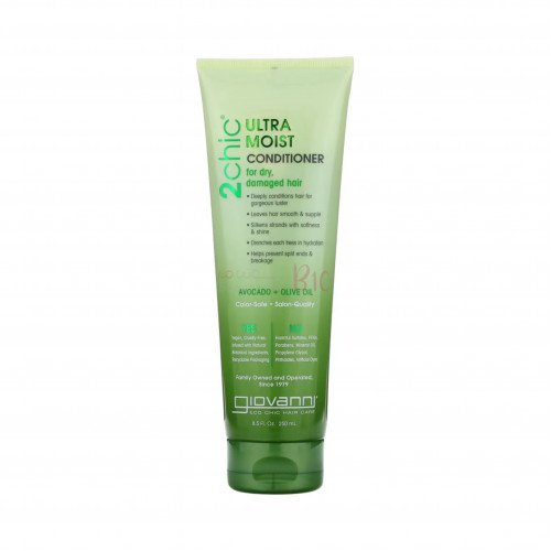 Giovanni Ultra-humid conditioner, for dry hair  Damaged, avocado and olive oil - 250ml