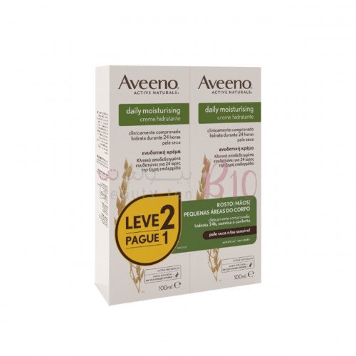 AVEENO DUO MOISTURIZING CREAM 2X100ML