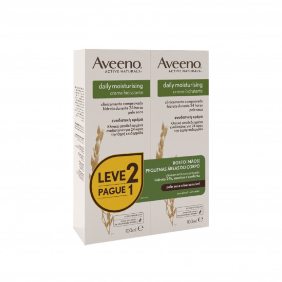 AVEENO DUO MOISTURIZING CREAM 2X100ML