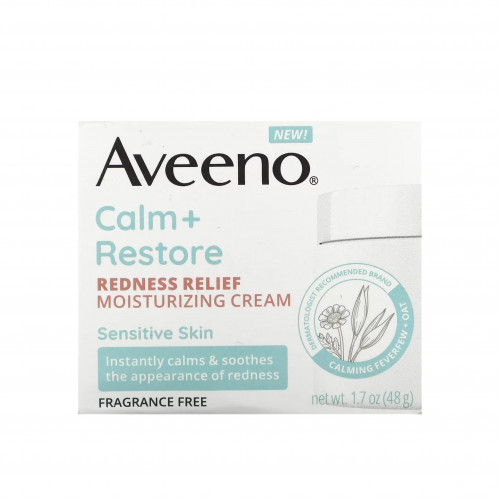 Aveeno Moisturizing Cream to Relieve Redness for Sensitive Skin