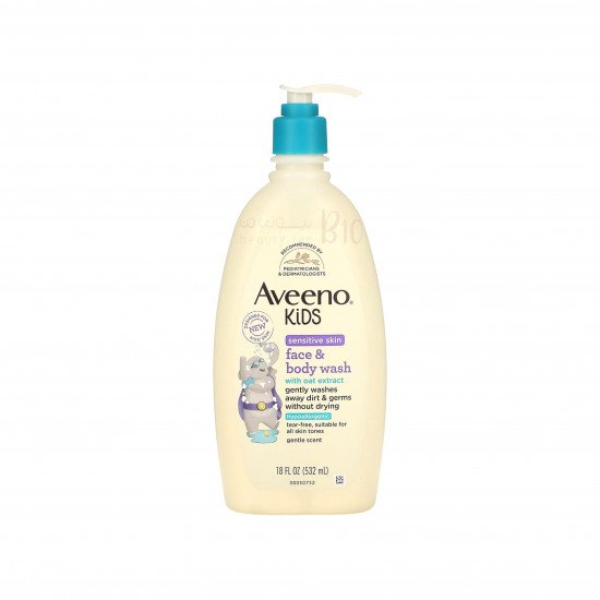 Kids Face & Body Wash with Oat Extract 532 ml