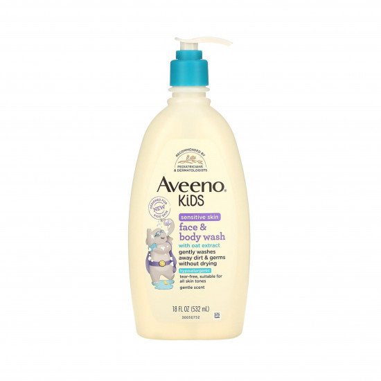 Kids Face & Body Wash with Oat Extract 532 ml