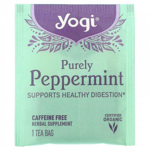 Pure Yoji Mint Tea Caffeine Free 16 Bags 32g Tea Pure Yoji Mint Tea Caffeine Free 16 Bags 32g Tea