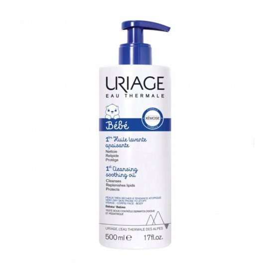 Uriage Baby Cleansing Oil for Dry Skin - 500 ml Uriage Baby Cleansing Oil for Dry Skin - 500 ml