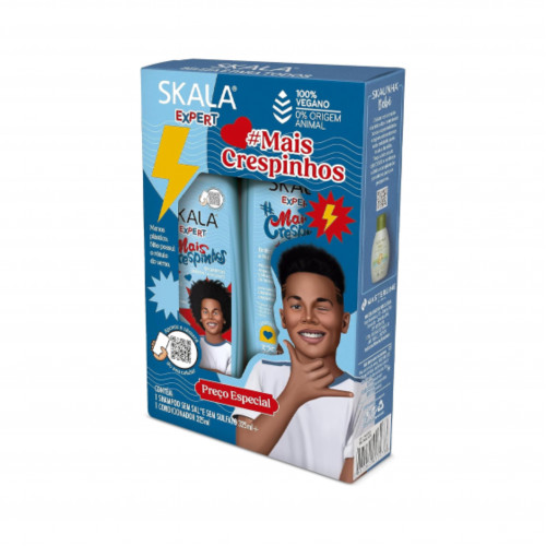 Skala Skala More Creampice Expert Curly Children's Shampoo and Conditioner Set - 325 ml