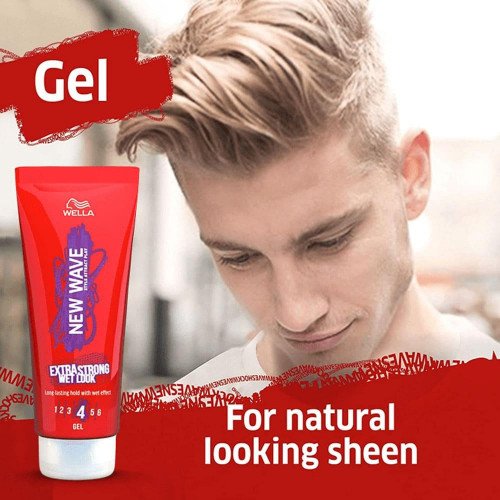Wella Gel for Hair New Extra Strong Wet Look - 200 ml