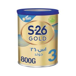حليب الأطفال الذهبي 3 لمرحلة s-26 للأطفال 800جم