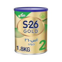 حليب الأطفال الذهبي 2 لمرحلة s-26 للأطفال 1800 جم