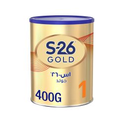 حليب الأطفال الذهبي 1 لمرحلة s-26 للأطفال 400جم