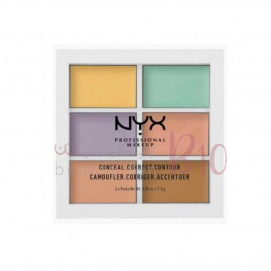 NYX Multicolored Professional Flaw Correction Cream Makeup Pad 1.5g