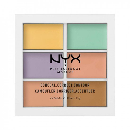 NYX Multicolored Professional Flaw Correction Cream Makeup Pad 1.5g