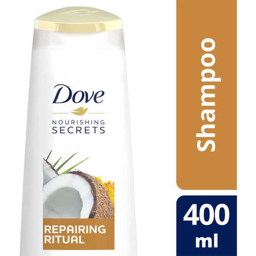 Dove Shampoo with Coconut Oil and Saffron 400 ml