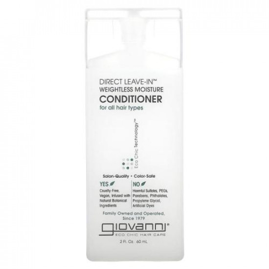 Giovanni Light Moisturising Hair Left Balm 60ml