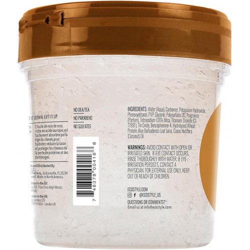 Eco Styler Professional Hair Styling Gel with Coconut Oil Super Fastness 455g