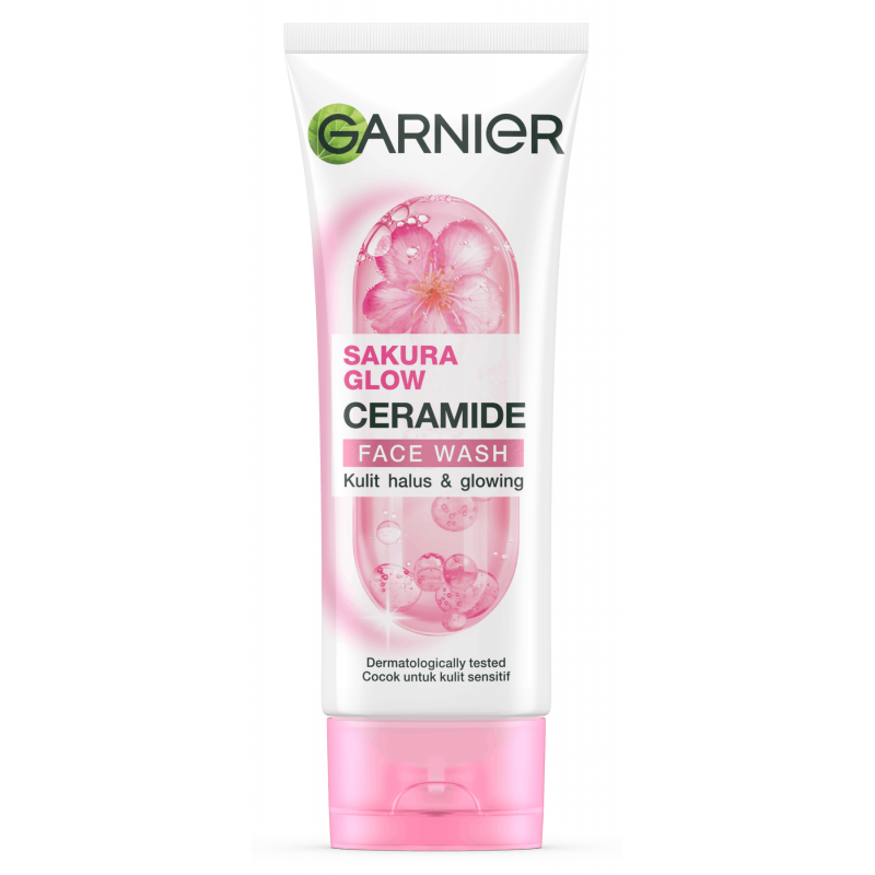 غسول الوجه غارنييه ساكورا جلو سيراميد 100 مل غسول الوجه غارنييه ساكورا جلو سيراميد 100 مل