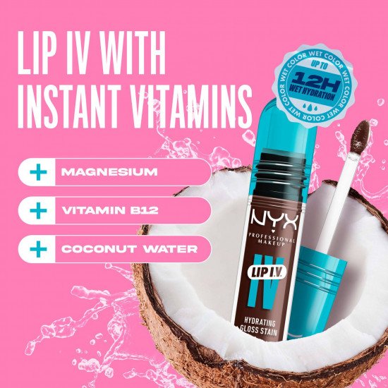 Nix Lip Gloss in Moisturising Serum 014 Espresso Sock Nix Lip Gloss in Moisturising Serum 014 Espresso Sock