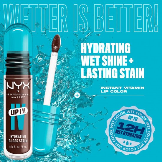 Nix Lip Gloss in Moisturising Serum 014 Espresso Sock Nix Lip Gloss in Moisturising Serum 014 Espresso Sock