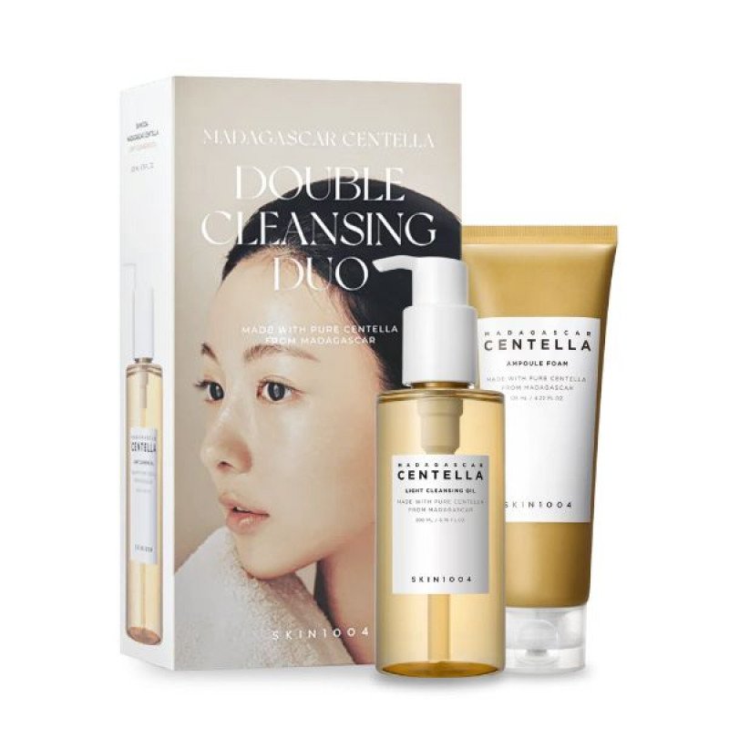 ثنائي التنظيف - زيت التنظيف الخفيف مدغشقر سنتيلا ورغوة أمبولة ثنائي التنظيف - زيت التنظيف الخفيف مدغشقر سنتيلا ورغوة أمبولة
